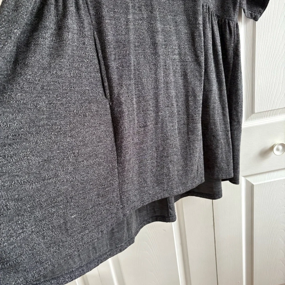 Free People Beach Slouchy Lounge Comfy‎ Oversized Cover Up Dress Gray XS Coastal